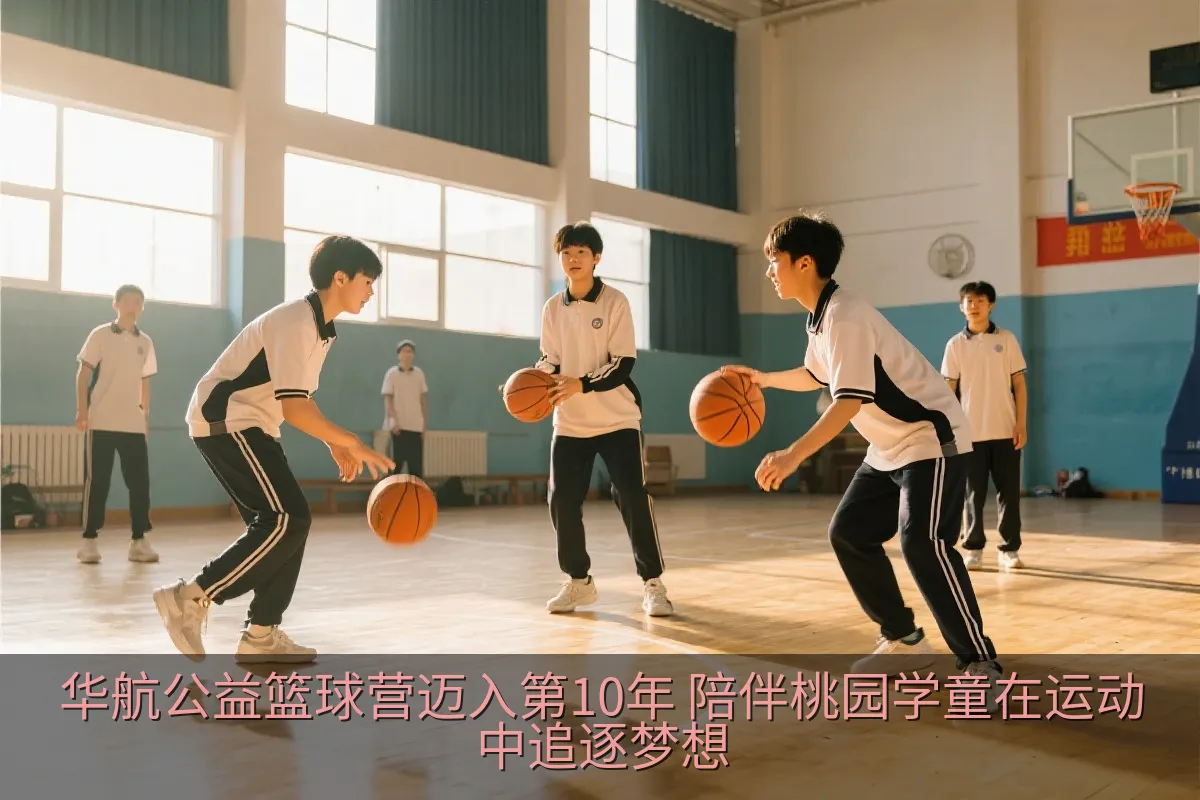 华航公益篮球营迈入第10年 陪伴桃园学童在运动中追逐梦想