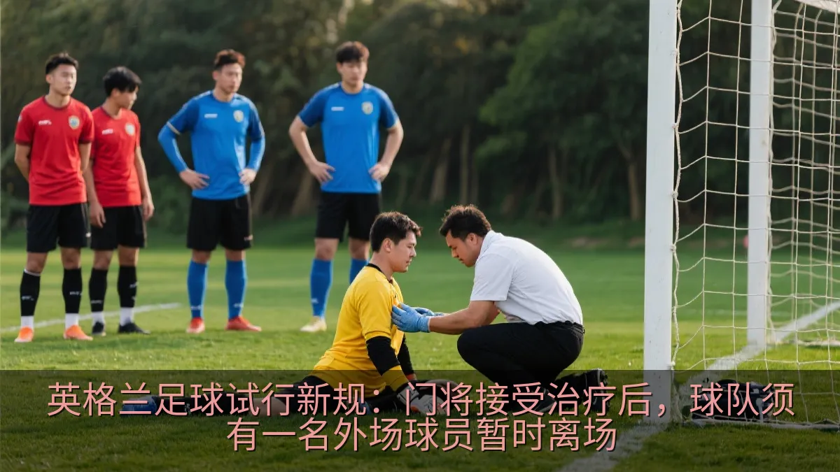英格兰足球试行新规：门将接受治疗后，球队须有一名外场球员暂时离场